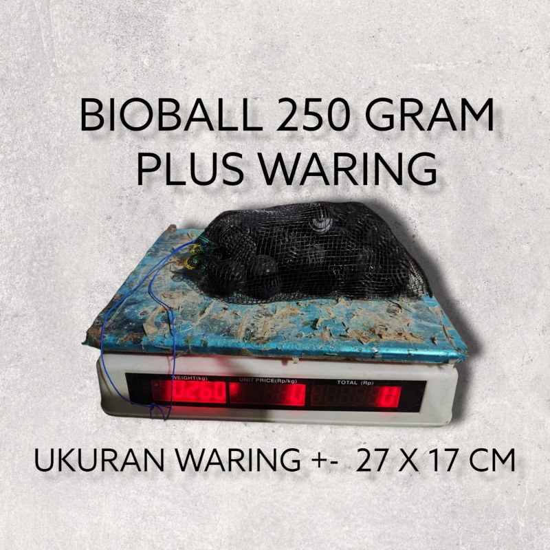 Bioball golf plus waring 250 gram / bioball golf / bioball / media filter / media filter aquarium / 