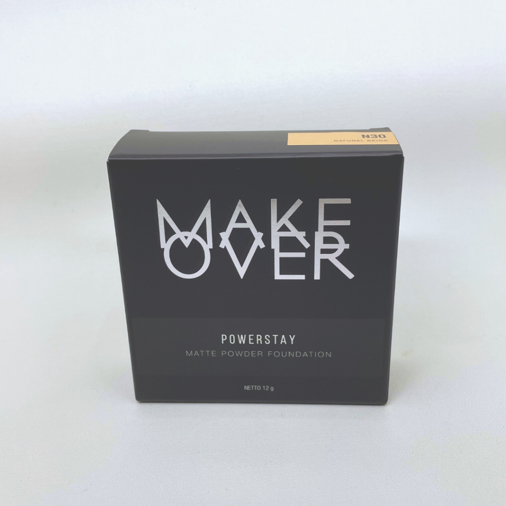 Make Over Powerstay Matte Powder Foundation 12 g - Bedak Padat N30 Natural Beige