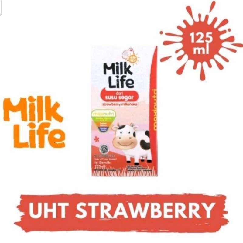 

Milk Life UHT strawberry 115ML (45pc/1Dus)