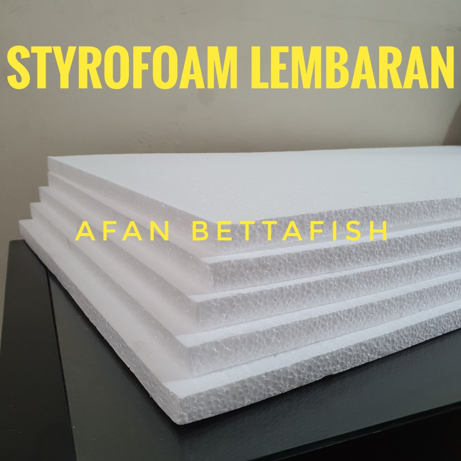 RK Styrofoam Lembaran Medium Uk 100 x 50 x 3 cm / Sterefoam Lembaran