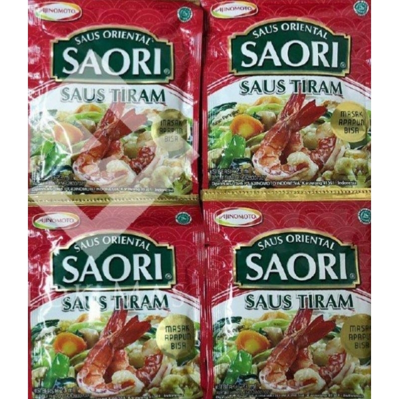 

Saori Saus Tiram Renceng isi 10 sachet