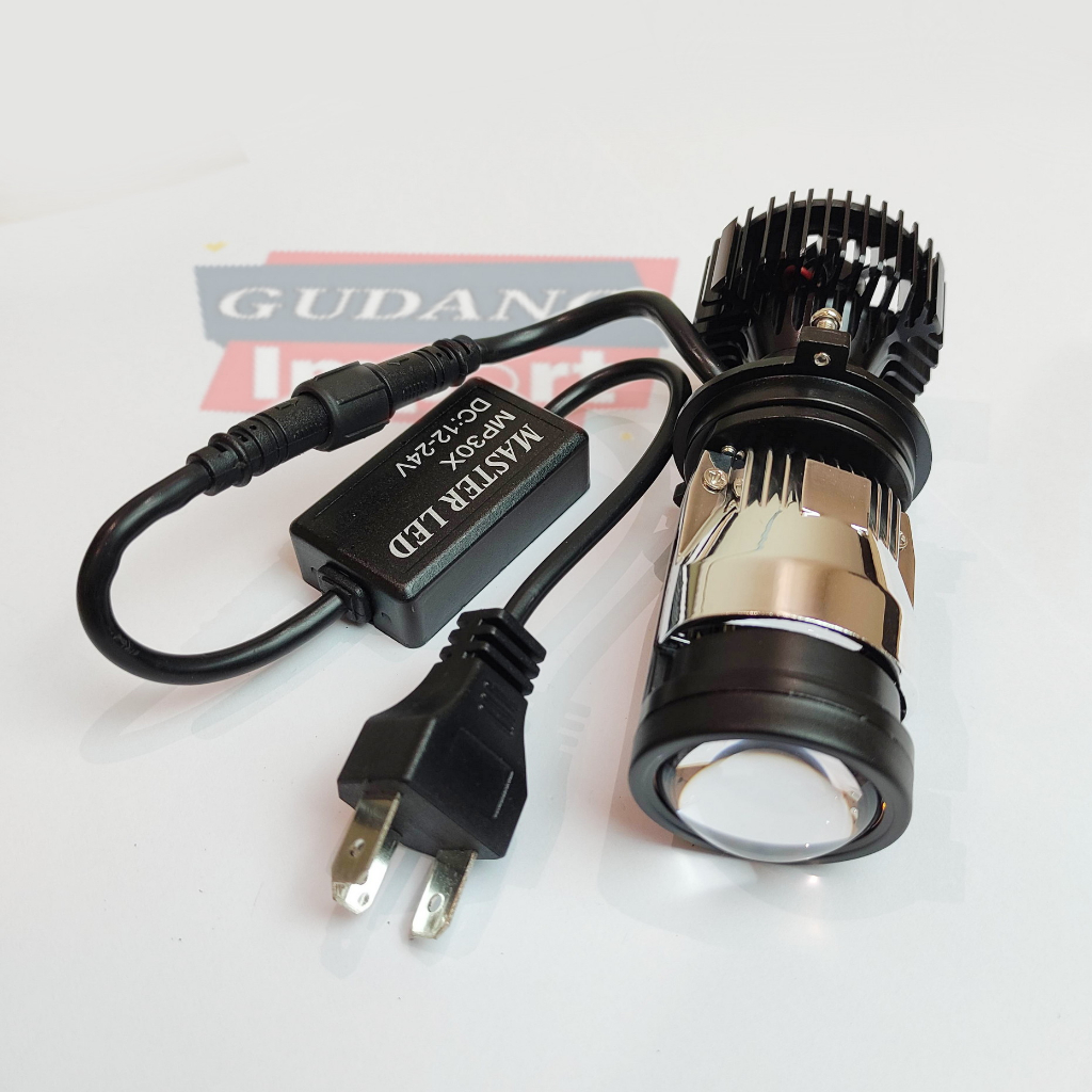Lampu Led Mobil Motor H4 Mini Projector Projie Mp30X Master Led Jdhagb