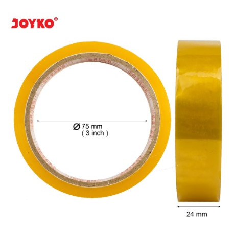 

(COD) SELOTAPE / STATIONERY TAPE / PITA PEREKAT SELOTIP JOYKO STT-32-R6 (24mm x 45M) DBJ
