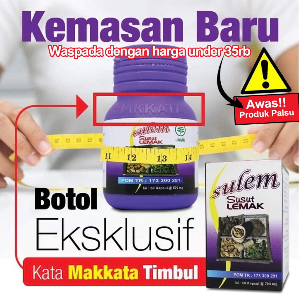 SULEM SUSUT LEMAK SULEM 100% ORIGINAL  BPOM | Sulem Diet Obat Pelangsing