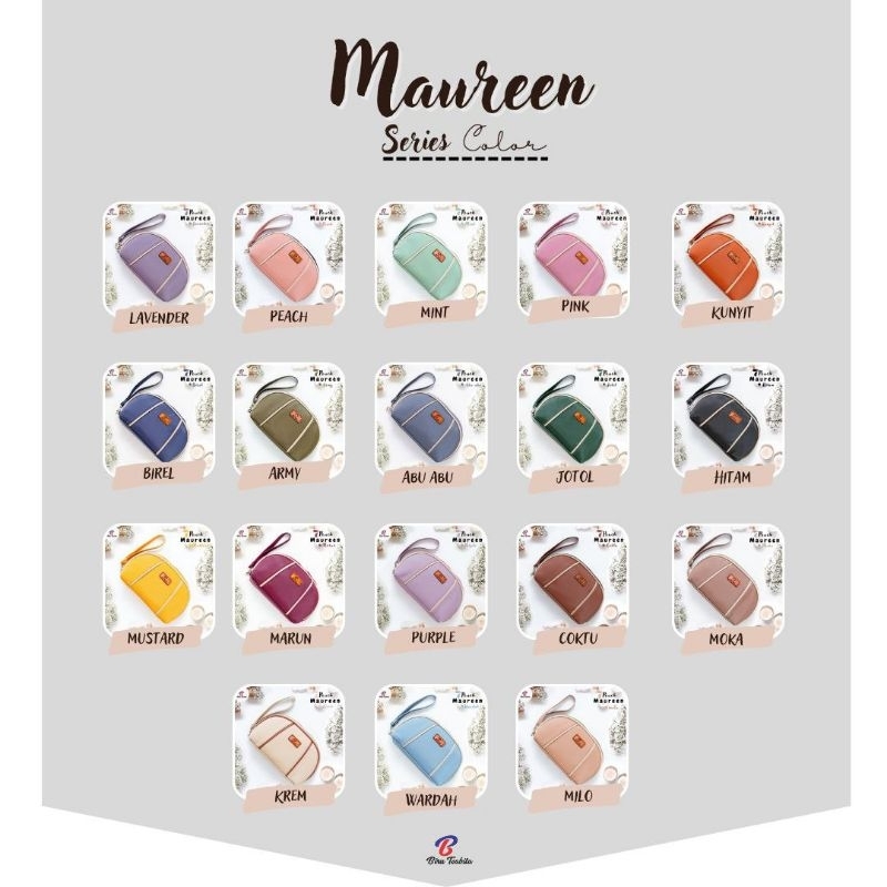 MAUREEN POUCH BIRU TSABITA