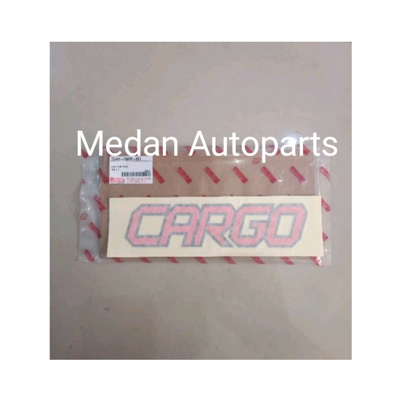 Stiker CARGO original Bak Taft Hiline pick up, sticker tulisan