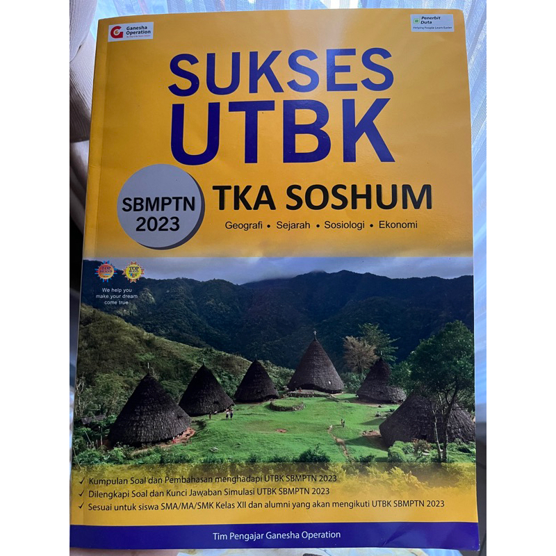 Preloved buku TKA soshum GO