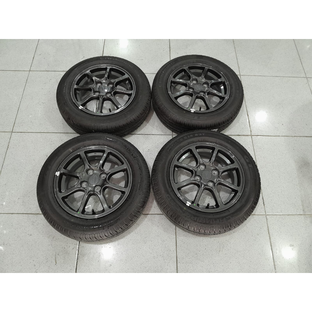 velg mobil bekas murah oem ayla ring 14 pcd 4x100 plus ban