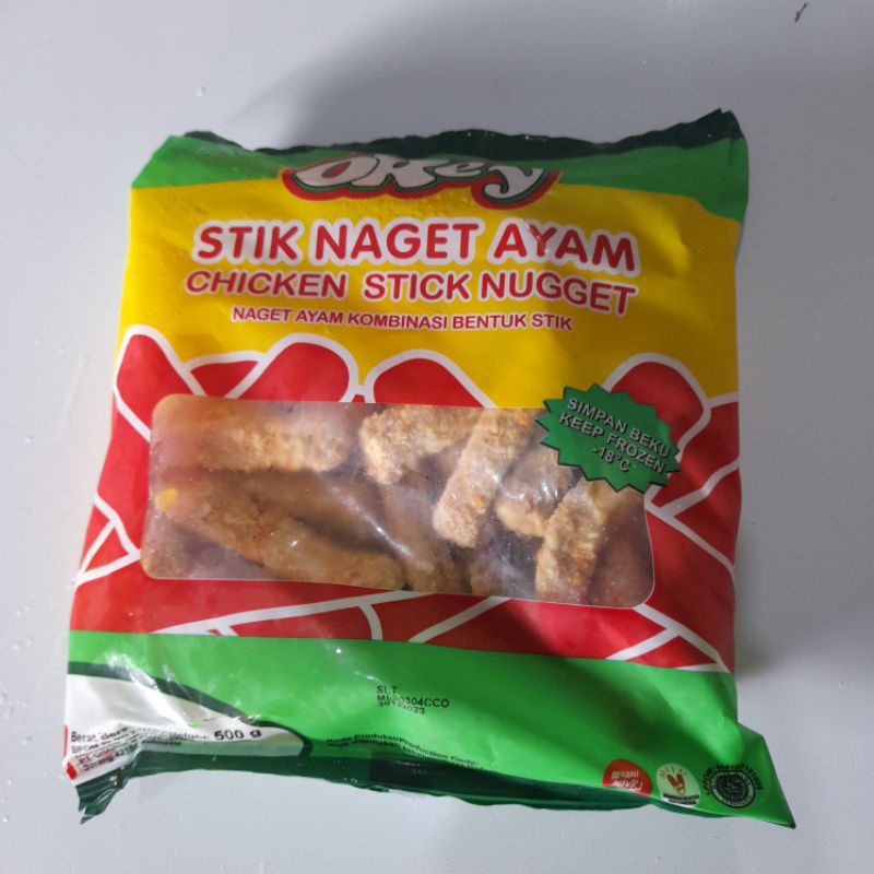 

Okey Naget Ayam STICK 500 GRAM | NUGGET AYAM ENAK MURAH