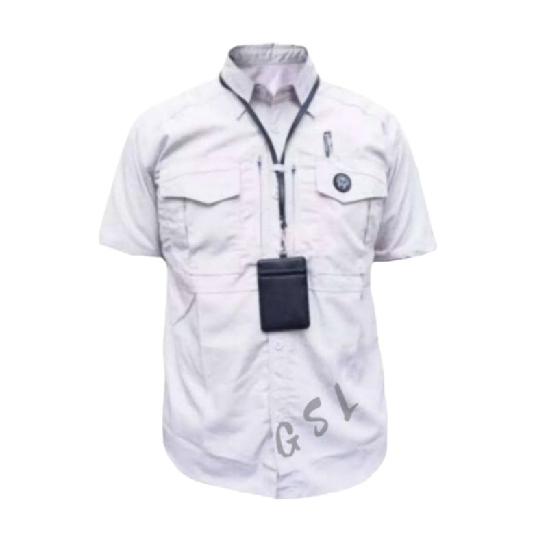 kemeja tactical outdoor mtac putih lengan pendek kemeja pria kemeja lapangan original terbaru premiu