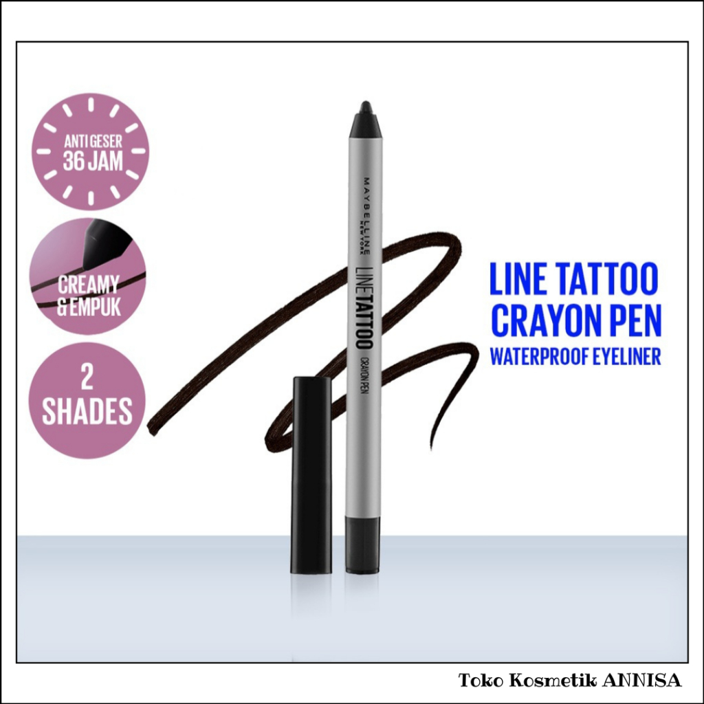 MAYBELLINE Line Tattoo Crayon Eyeliner