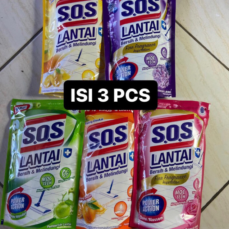 Pembersih Lantai Merk SOS 375ml
