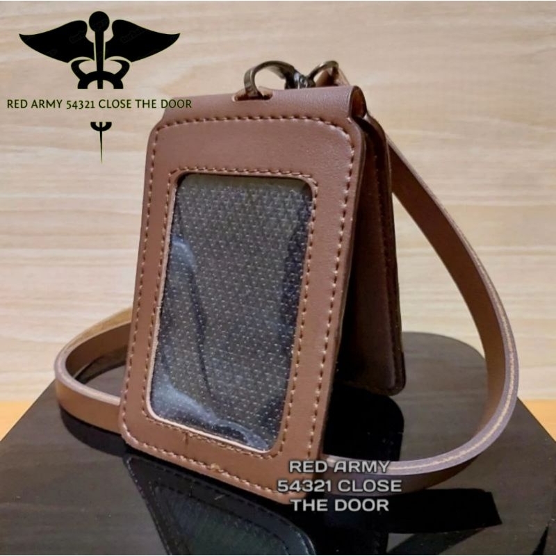 

ID Card Holder Tali Lanyard Name Tag Model Lipat POLOS