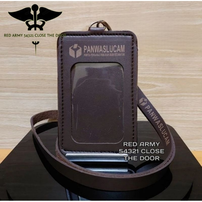 

ID Card Holder Tali Lanyard Name Tag Logo PANWASLUCAM