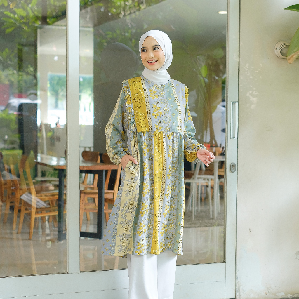 Tunik Busui Friendly Kekinian Bukaan Kanan Kiri Samping Baju Menyusui