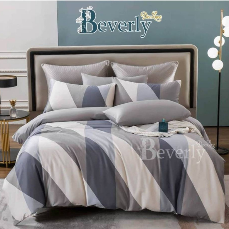 Bedcover Set Motif Boston Bahan Katun Premium Quality bedcover sprei aesthetic motif bunga daun 160x