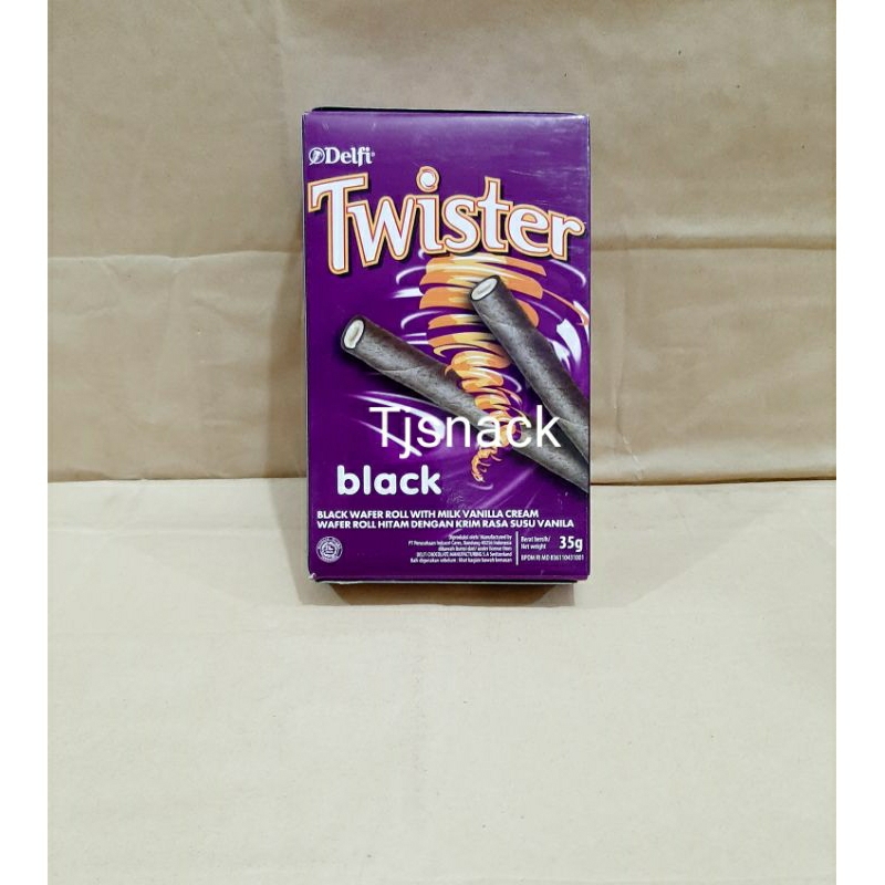 

Delfi Twister Wafer Roll Black 35g