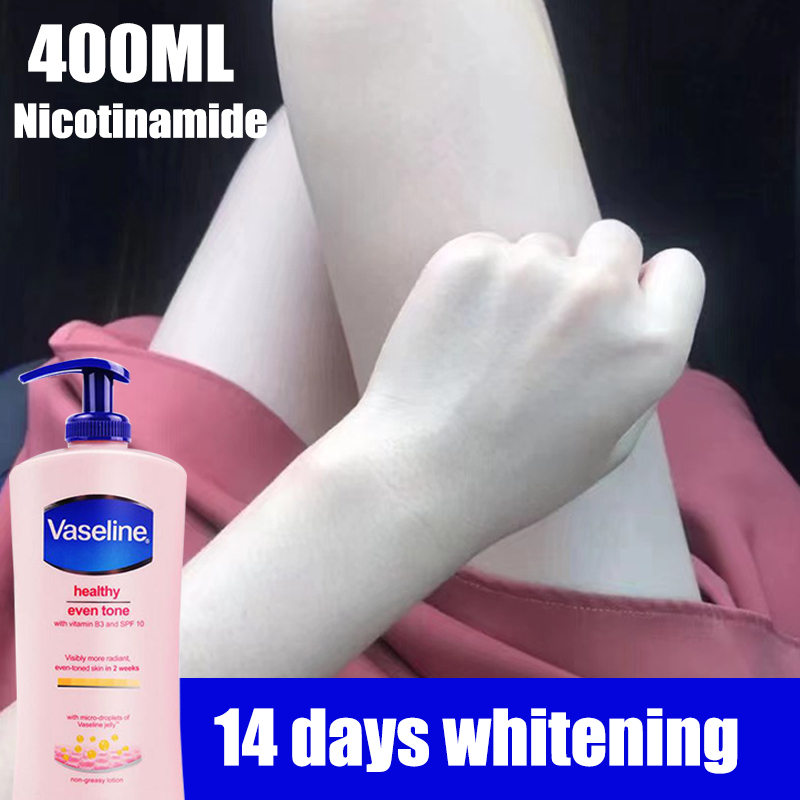 Vaseline Healthy Even Tone with Vitamin B3 and SPF 10 Nicotinamide Permanent Whitening Body Lotion S