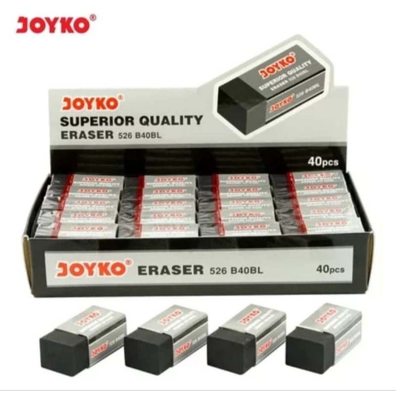 

PENGHAPUS KECIL JOYKO SOFT ERASER 526-B40BL