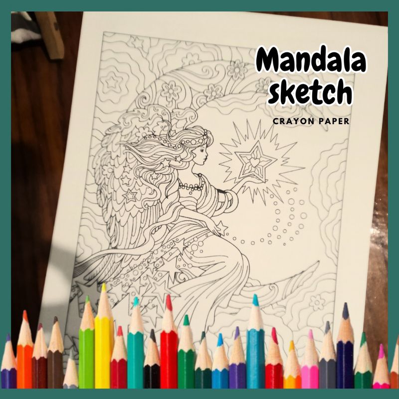 

Gambar Sketsa Mewarnai Mandala Art - Lembaran Mewarnai