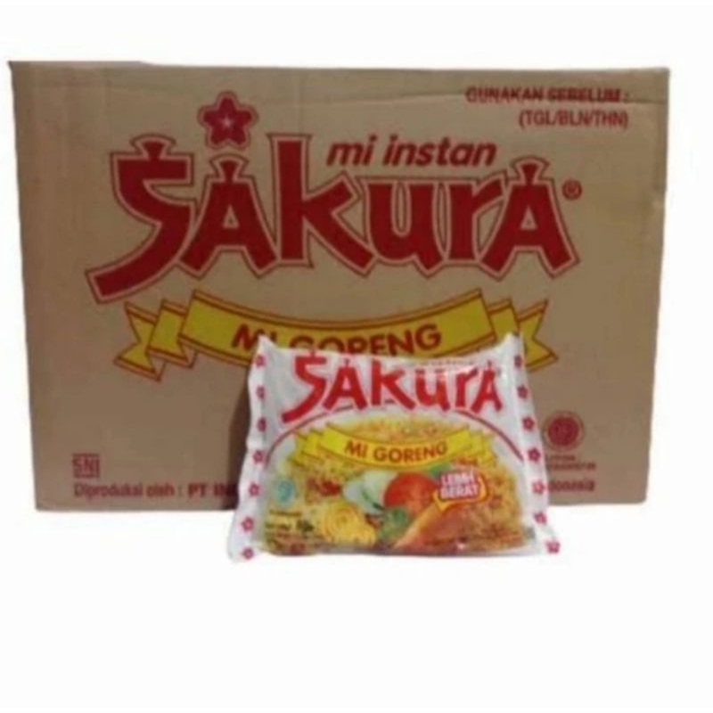 

Mie Instan Sakura Mi Goreng 60g ( 1 dus isi 40 bungkus )