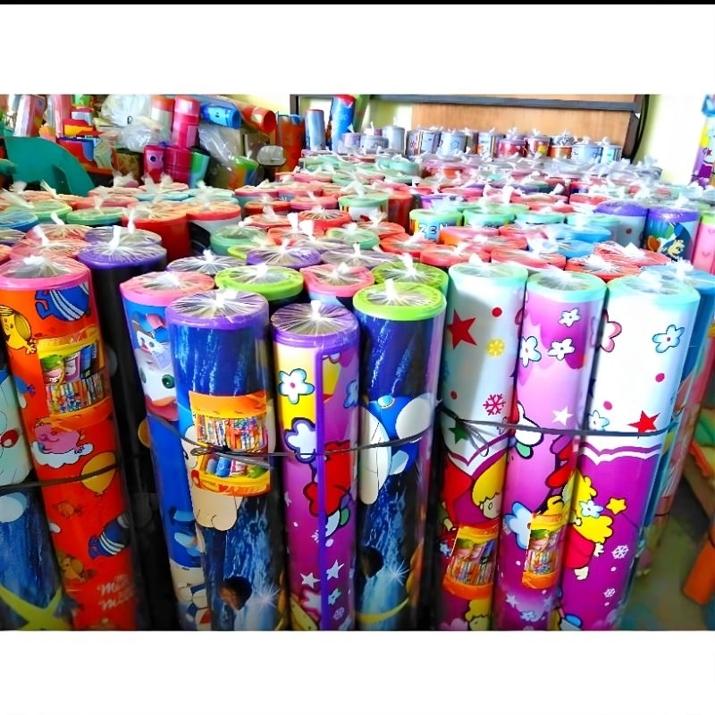 Karpet spons / Tikar Plastik motif Karakter Matras Lantai