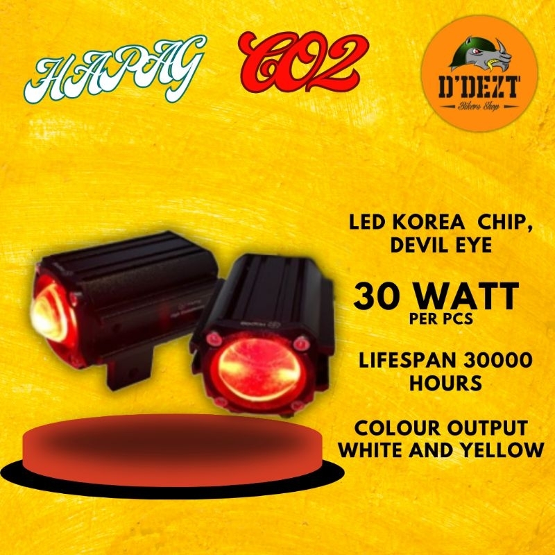 HAPAG CO2 LAMPU LED TEMBAK LASER HAPAG CO-2 30 WATT 30W MODEL X1