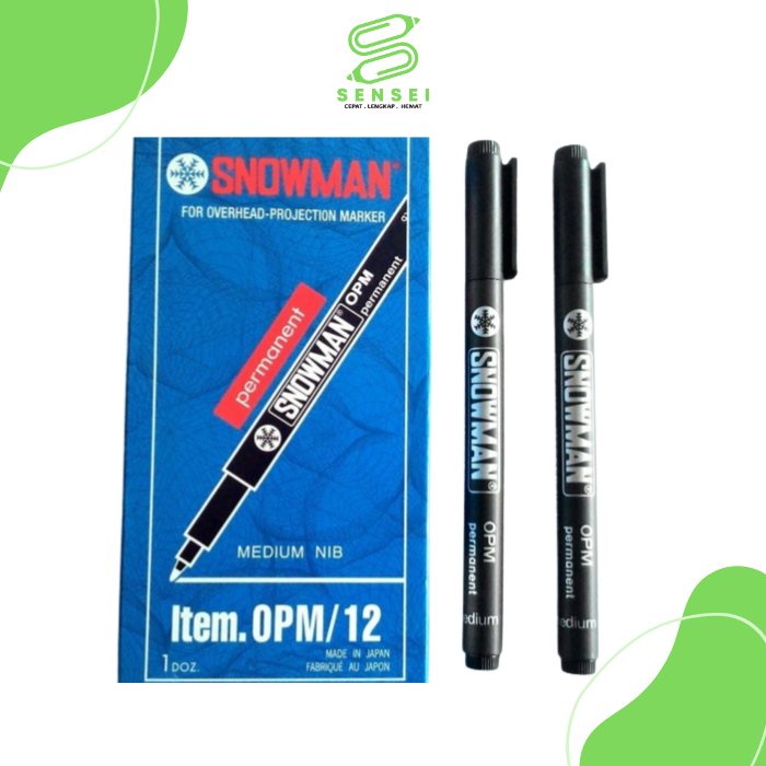

1 Pcs Drawing Pen Snowman OPF OPM Spidol Permanen