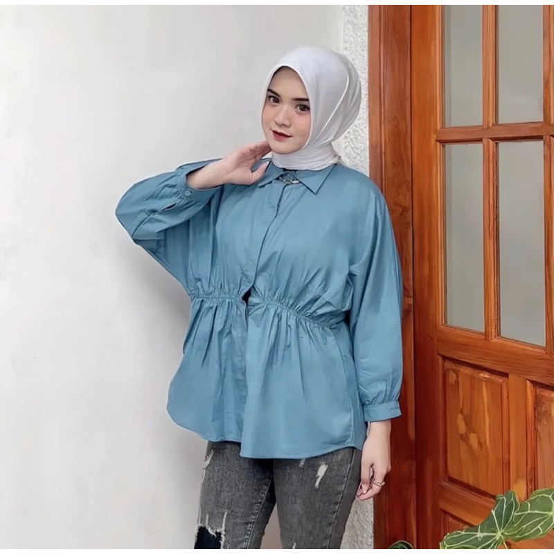 ALYA SHIRT - KEMEJA KERUT WANITA