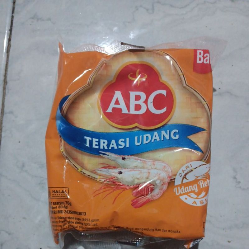 

terasi udang abc isi 20 sachet