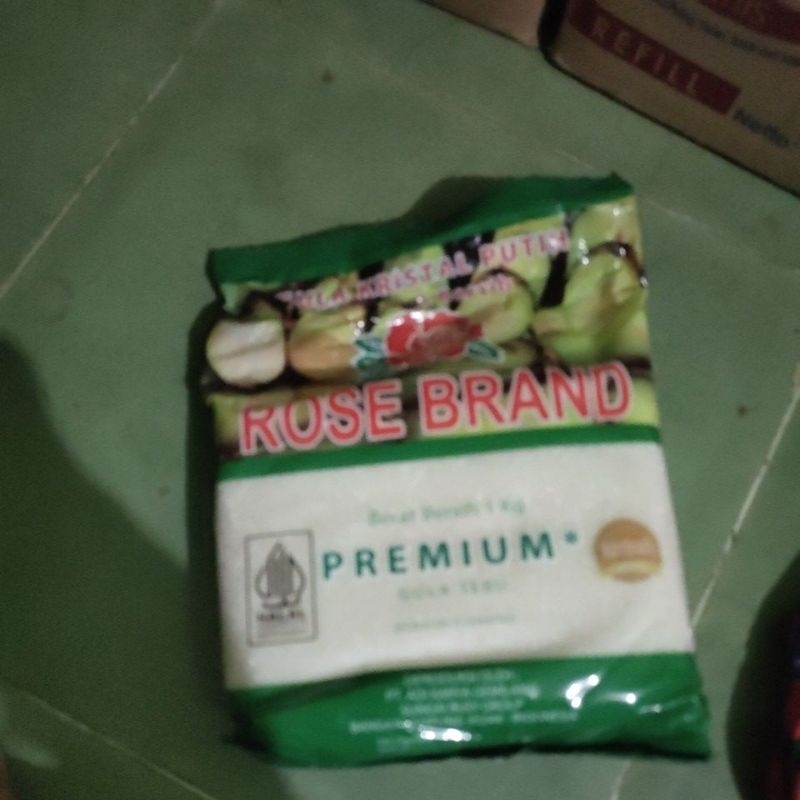 

gula rose brand kemasan hijau/kuning ( random )
