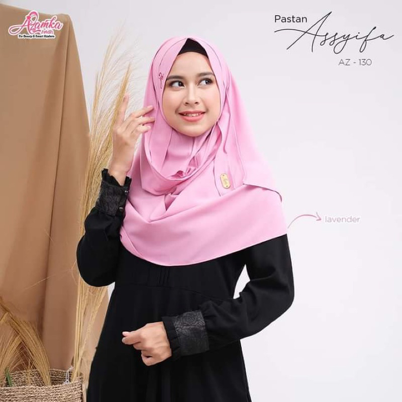 AZAMKA Hijab Pashmina Instan Assyifa - Pastan Terbaru