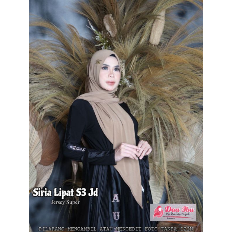 Jilbab instan Siria Segitiga Jadi Doa Ibu •Hijab Nonped Jersey High quality Doa ibu By Bunyamin
