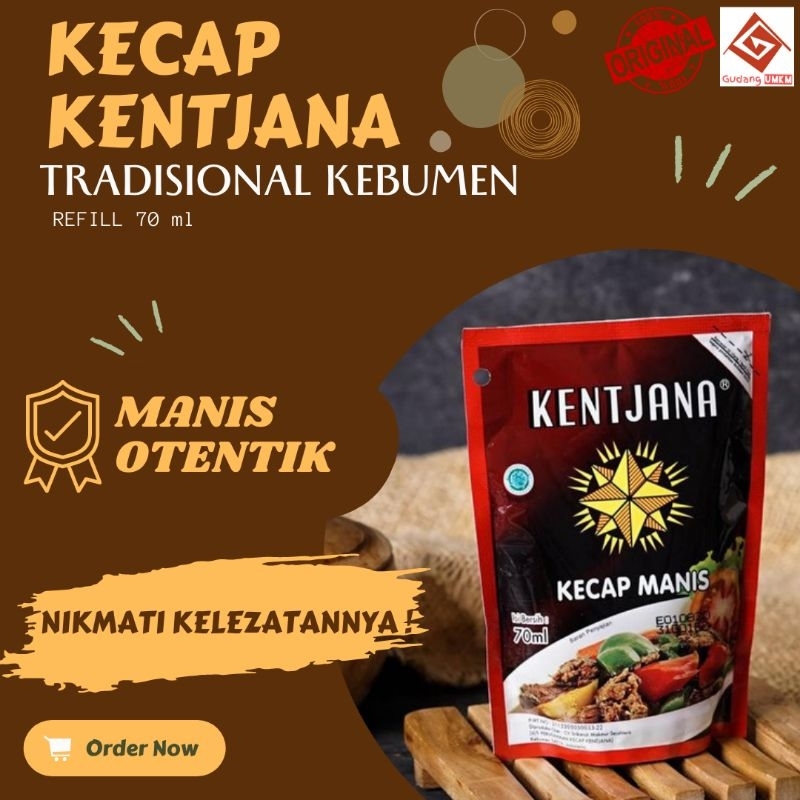 

Kecap Manis KENTJANA 70 ml REFILL || Kecap Kentjana Kemasan || Kecap Khas Kebumen