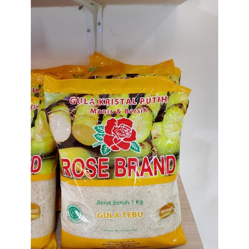 

GULA PASIR ROSE BRAND KEMASAN 1KG KUNING