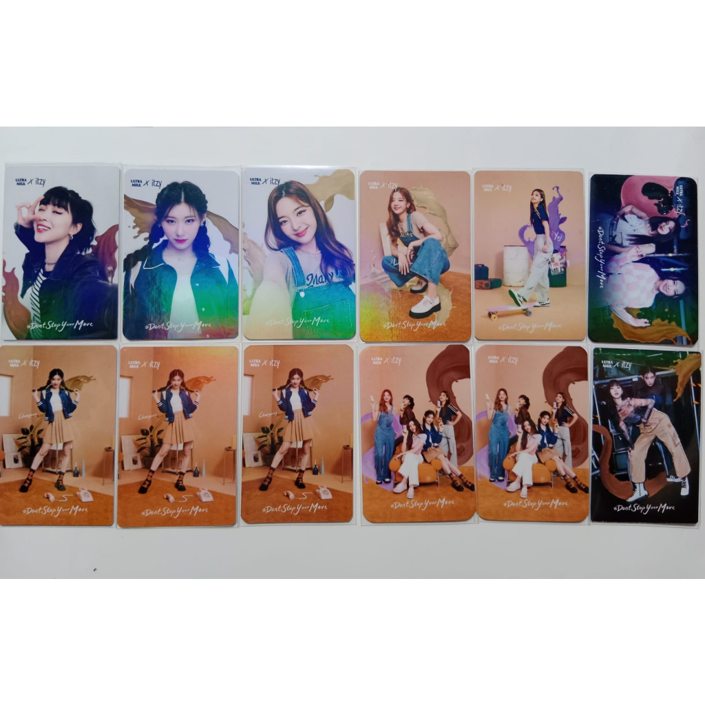 ITZY X ULTRAMILK PHOTOCARD PC