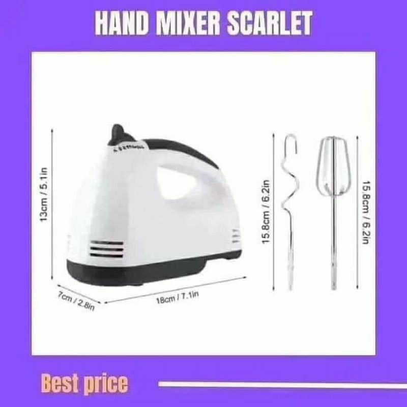 Hand Mixer Scarlet/SQRS