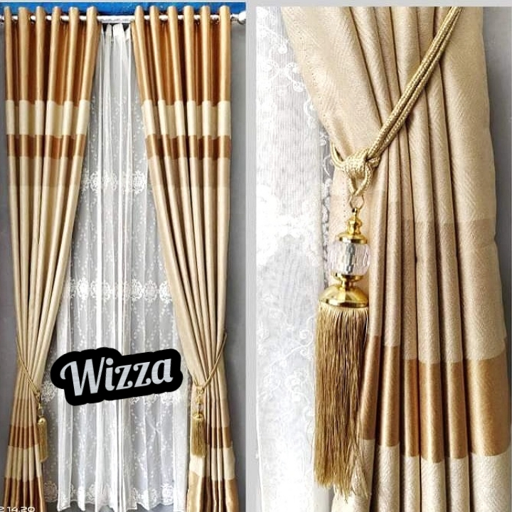 Gorden jendela ruang tamu blackout import tebal model minimalis dekorasi rumah modern terbaru