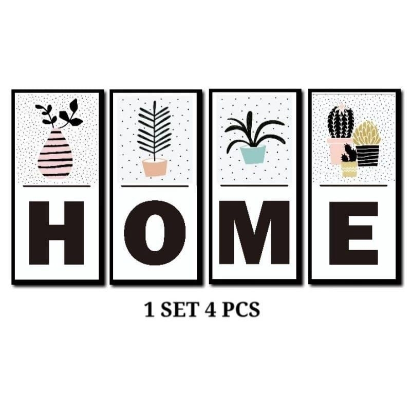 Dekorasi dinding tempel / tulisan HOME/Pajangan Dinding Kamar/Dekorasi Kamar Tidur
