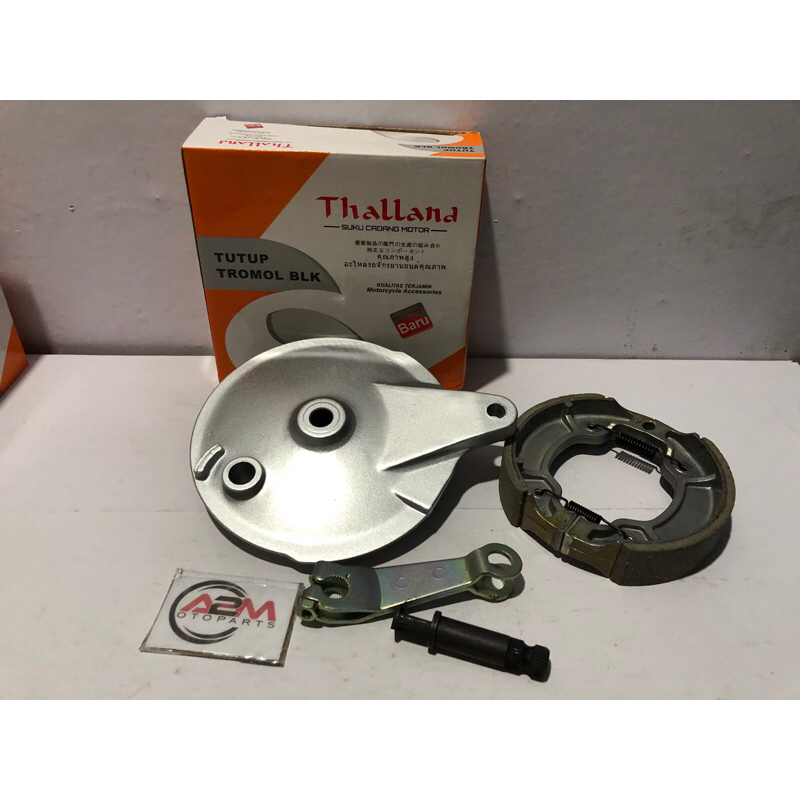 PANEL/TUTUP TROMOL BELAKANG JUPITER MX/DUDUKAN KAMPAS REM+KAMPAS REM+AS PAHA REM+PAHA REM YAMAHA JUP
