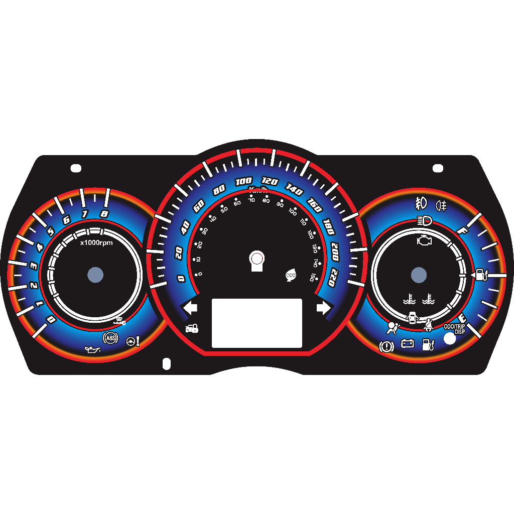 Panel speedometer custom papan speedometer custom Vios gen 3 limo gen 3
