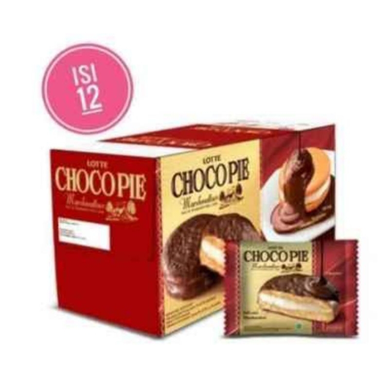 

CHOCOPIE COKLAT DAN KEJU ISI 12