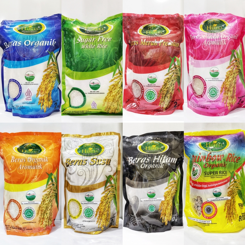 

[HALAL] BERAS HOTEL 800G/BERAS HITAM ORGANIK/RAINBOW RICE ORGANIC/BERAS CAMPUR/BLACK RICE