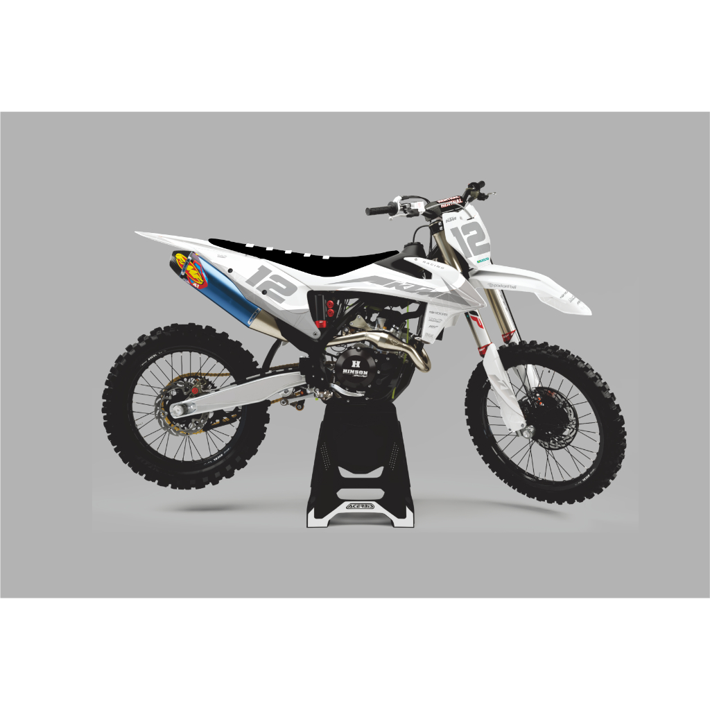 DECAL CRF 150  KLX BF, S, G, L HIJAU STABILO CUSTOM DECAL KLX/BF/DTX/GORDON SUPERMOTO  sticker decal