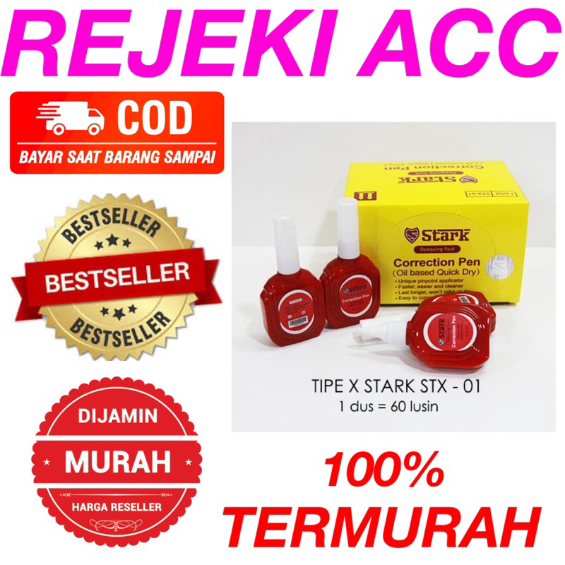 

Tip ex / tipe x / correction pen GM 80. Tip x TERMURAH