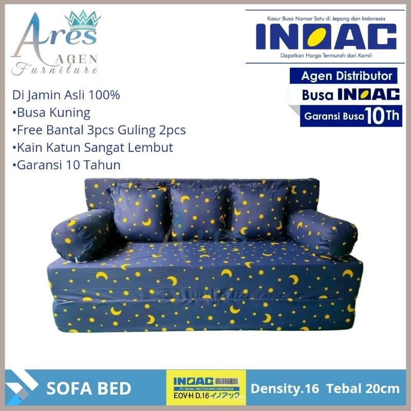 Sofabed Inoac / Sofa Bed Busa Inoac Tebal 20cm Density.16-23 / Busa Inoac Ori / Sofa bed Murah Cireb