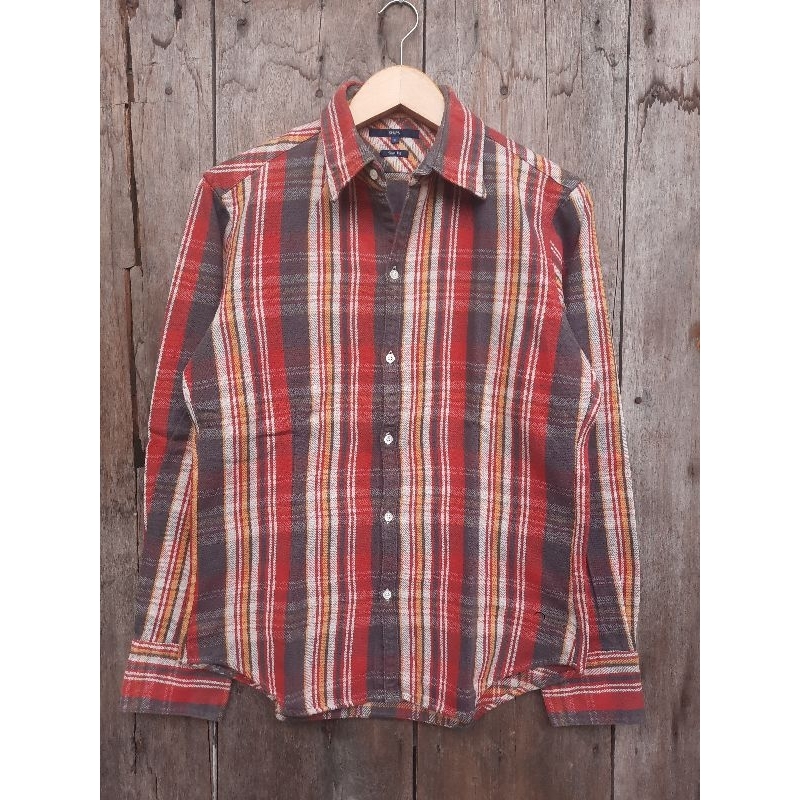 kemeja flanel Heavyweight ships no iron heart momotaro flathead