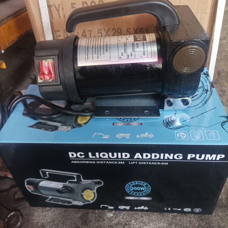 pompa minyak bensin / pompa oli listrik / pompa solar AC 220V 200watt