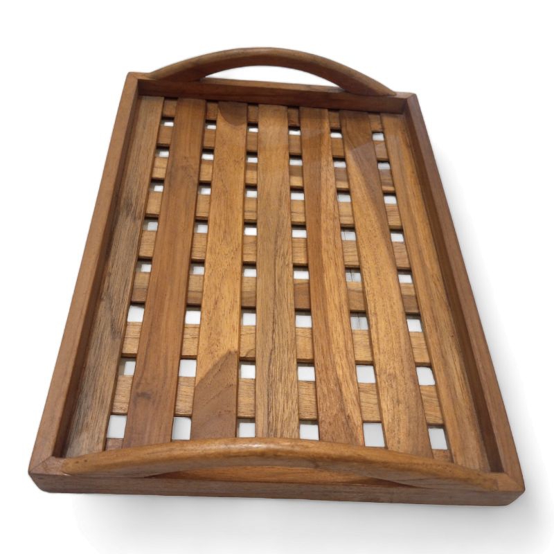 Nampan kayu jati/Baki kayu