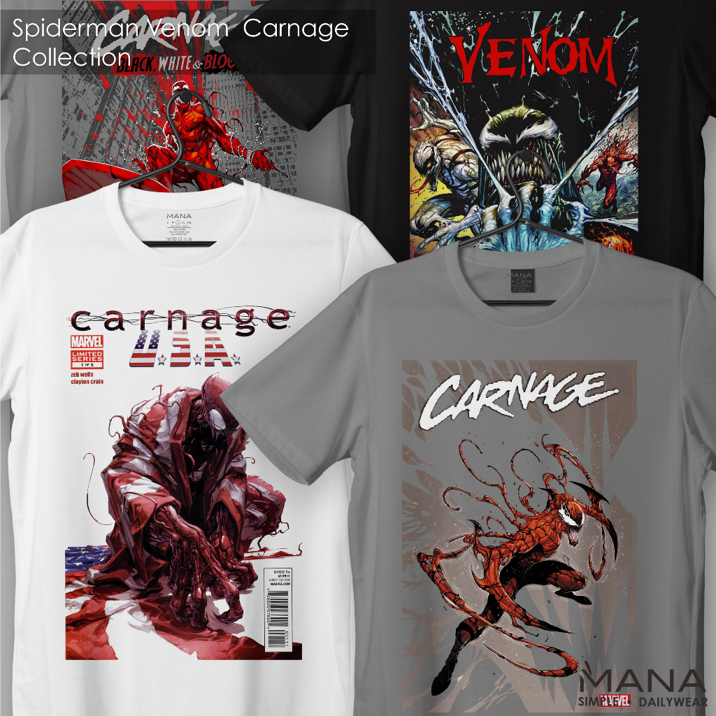 baju kaos pria cowok venom spiderman super hero - t shirt pria spiderman venom - kaos baju oversize
